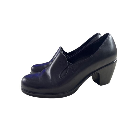 Dansko Shoes - Dansko Women's 39 Bennett Leather Mary Jane Slip On Comfort Pump Black
